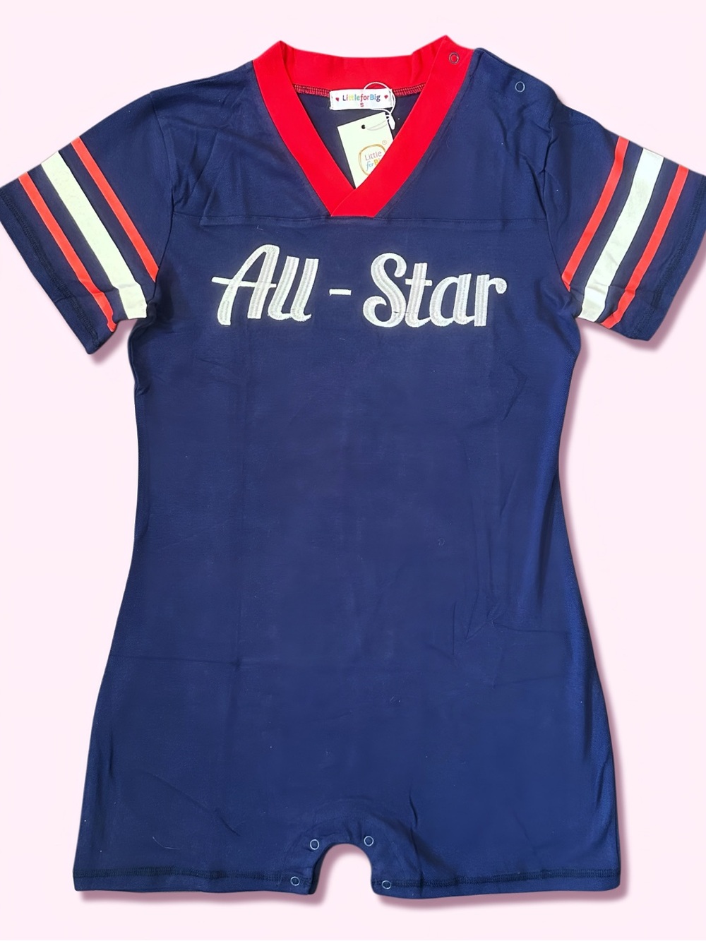 Rare OOAK Sexy Football Star Sporty Costume Romper Small NWT Sample Cosplay